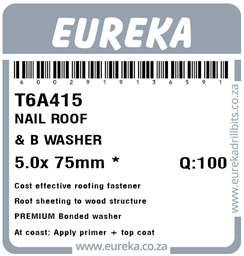 T6A415 - Roof Nail & Bonded Washer -T6A415_Label_T